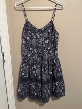 aerie Paisley Mini Dress, size L